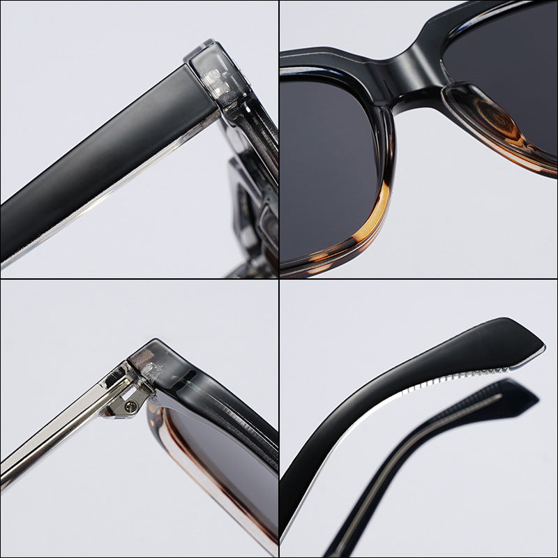 European Vintage Square Polarized Sunglasses