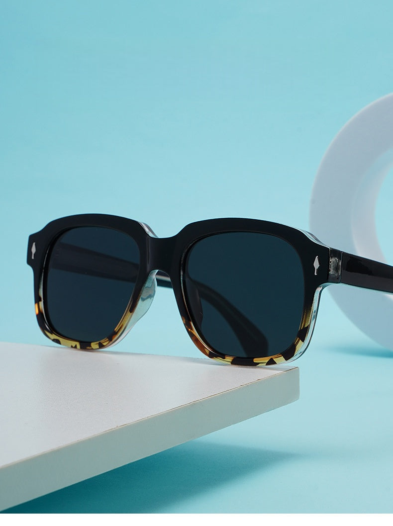 European Vintage Square Polarized Sunglasses