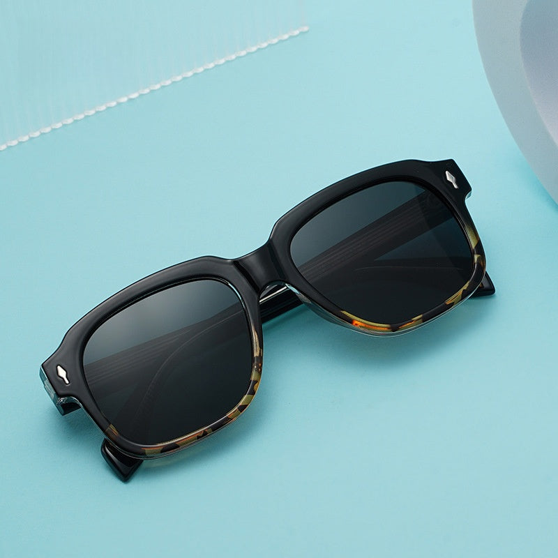 European Vintage Square Polarized Sunglasses
