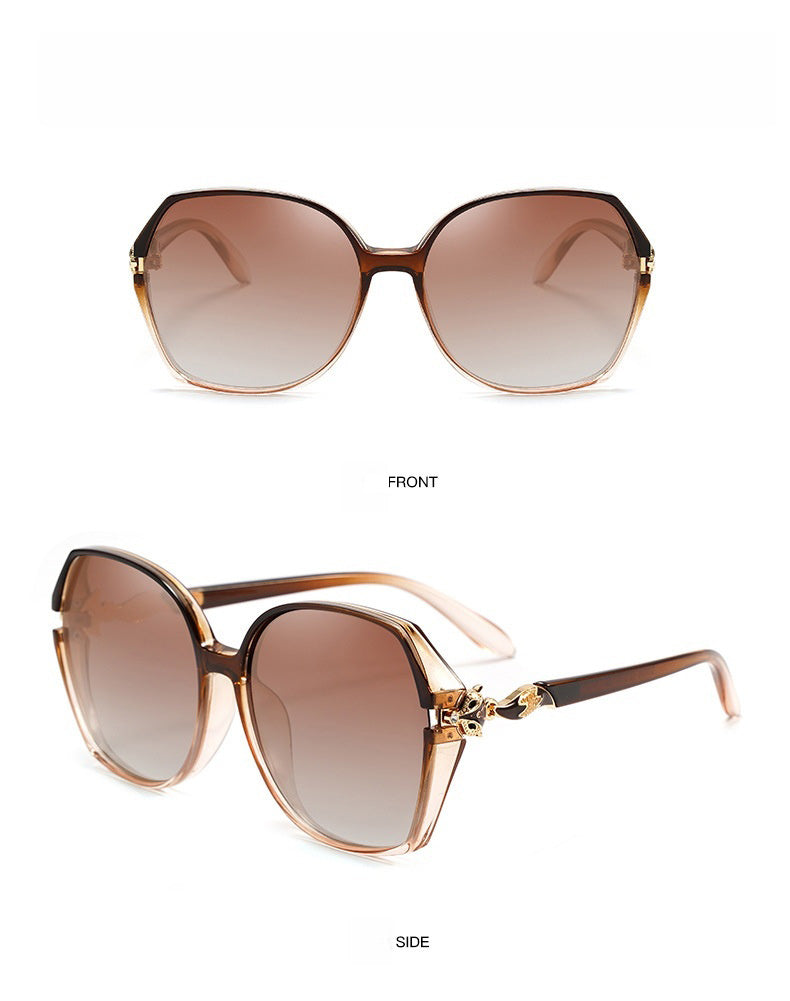 Elegant Gradient Square Polarized Sunglasses
