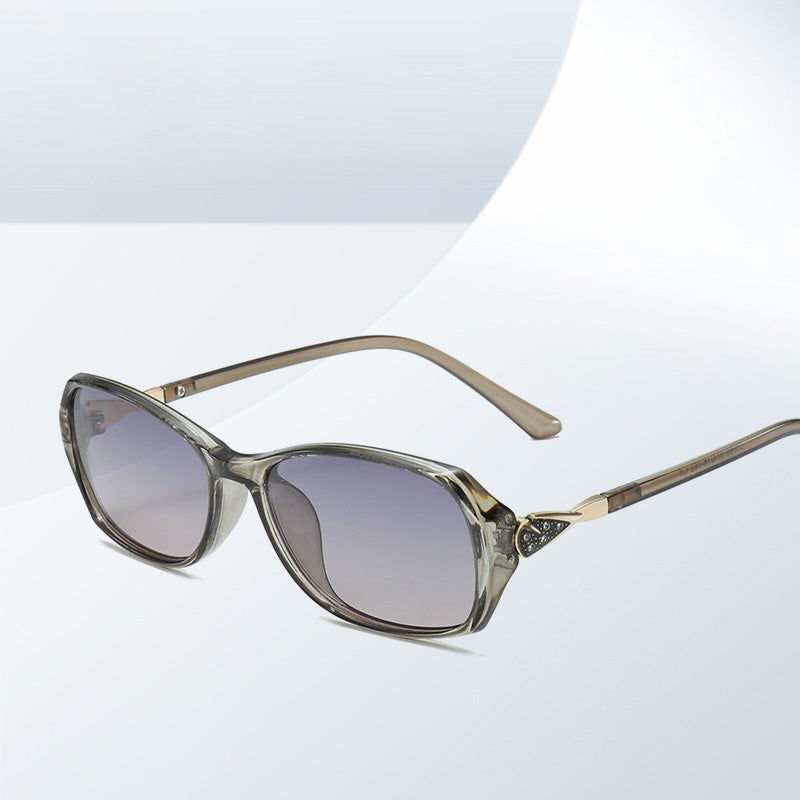 Oval Gradient Polarized Sunglasses