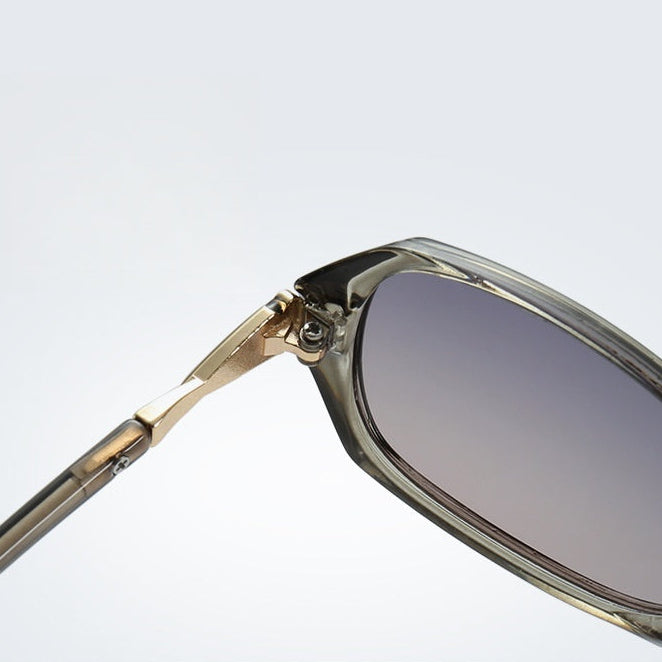 Oval Gradient Polarized Sunglasses