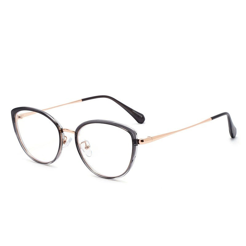 TR+Metal Commuter Blue Light Square Eyeglass Frame