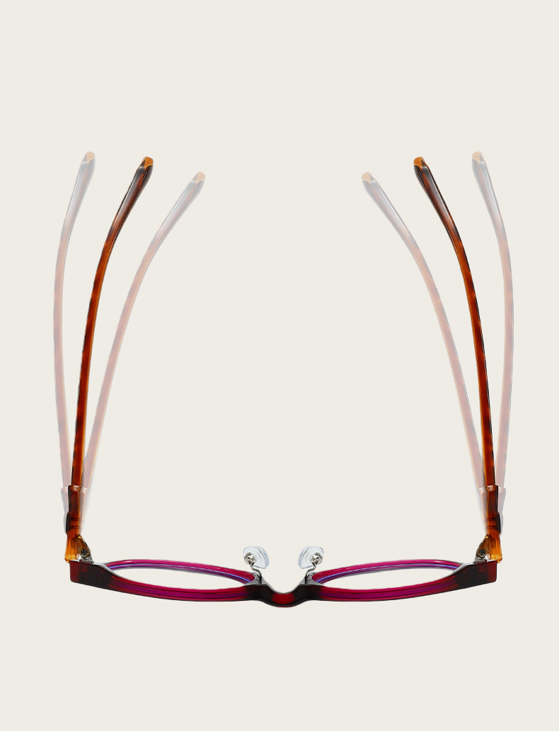 TR+Metal Commuter Oval Blue Light Eyeglass Frame