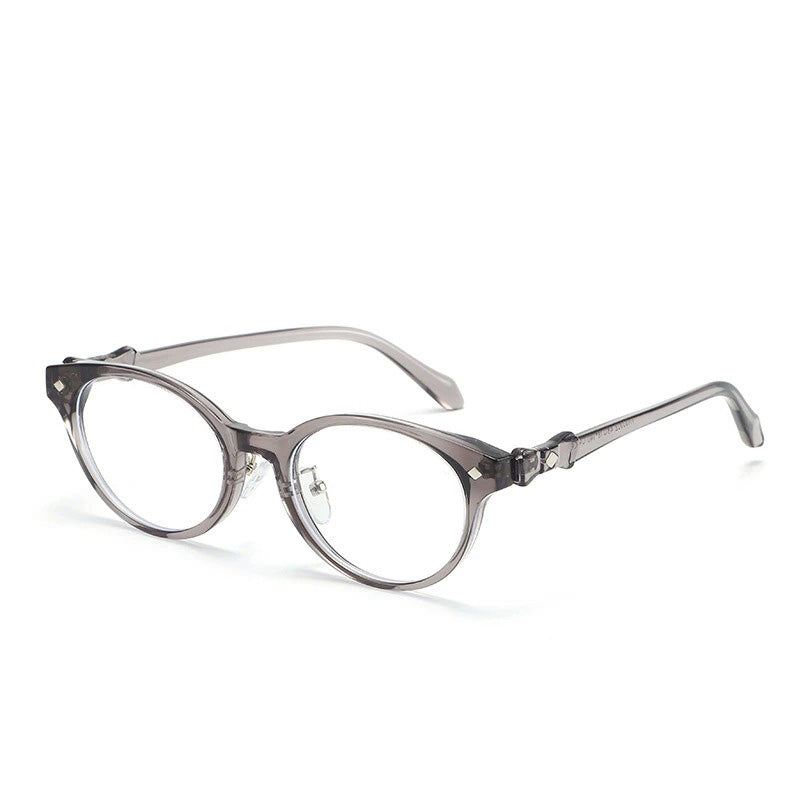 TR+Metal Commuter Oval Blue Light Eyeglass Frame