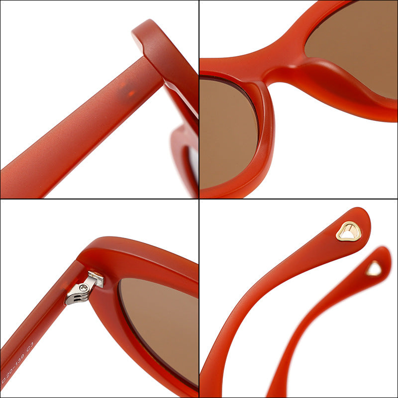 Retro Modern Cat-Eye Polarized Sunglasses